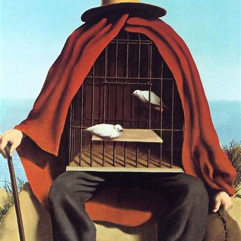 Opera d'arte Il terapeuta di René Magritte, 1937
