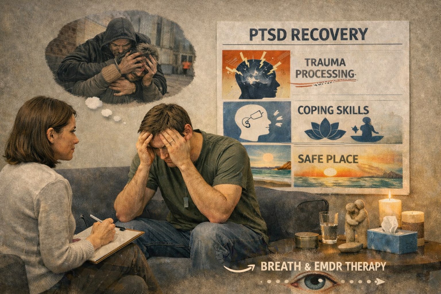Rappresentazione del disturbo post-traumatico da stress